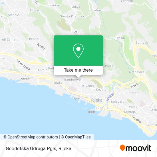 Geodetska Udruga Pgls map