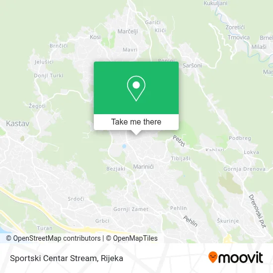 Sportski Centar Stream map