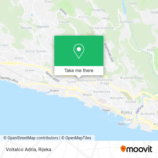 Voltalco Adria map