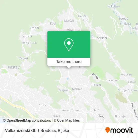 Vulkanizerski Obrt Bradess map