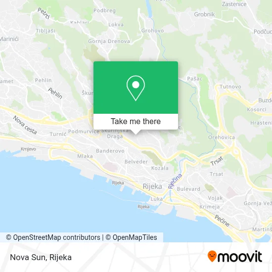 Nova Sun map