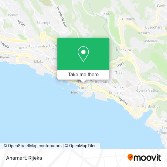 Anamart map