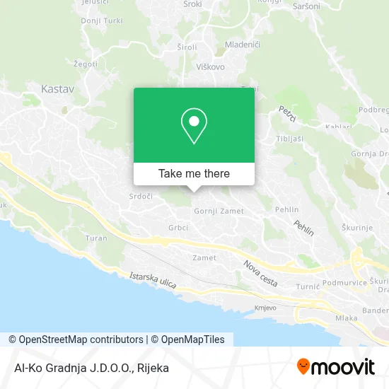 Al-Ko Gradnja J.D.O.O. map