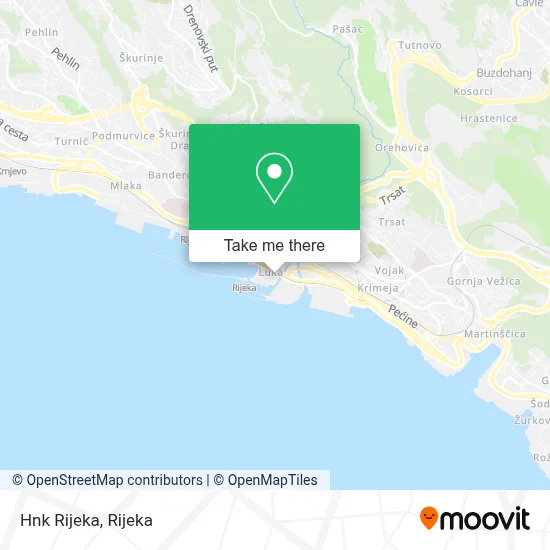 Hnk Rijeka map