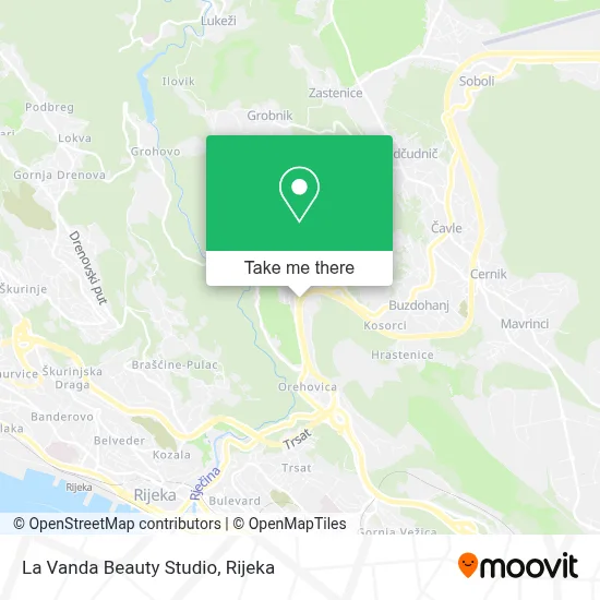 La Vanda Beauty Studio map