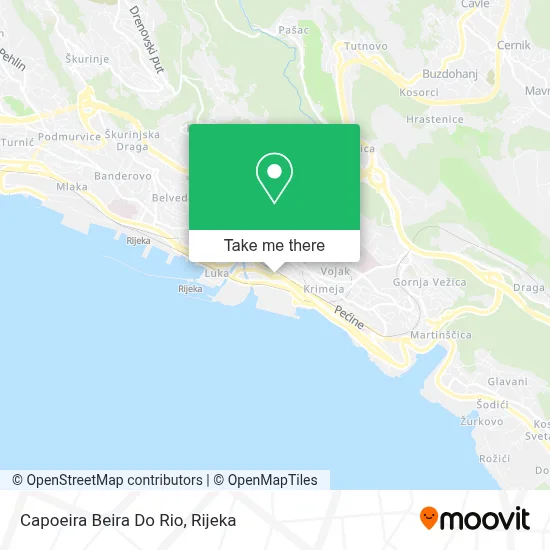 Capoeira Beira Do Rio map