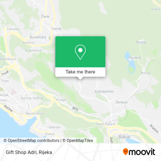 Gift Shop Adri map
