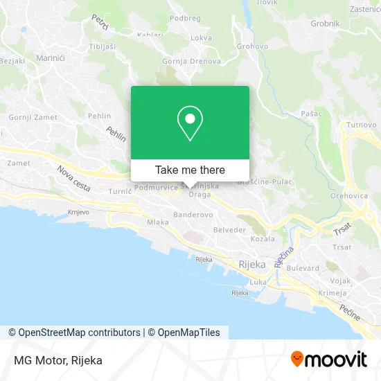 Mg Motor map