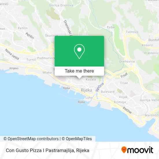 Con Gusto Pizza I Pastramajlija map