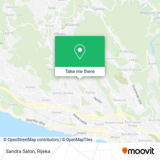 Salon Sandra map