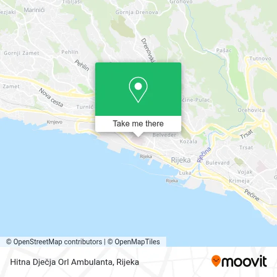 Hitna Dječja Orl Ambulanta map