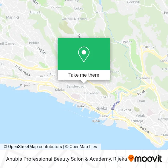 Anubis Professional Beauty Salon & Academy map