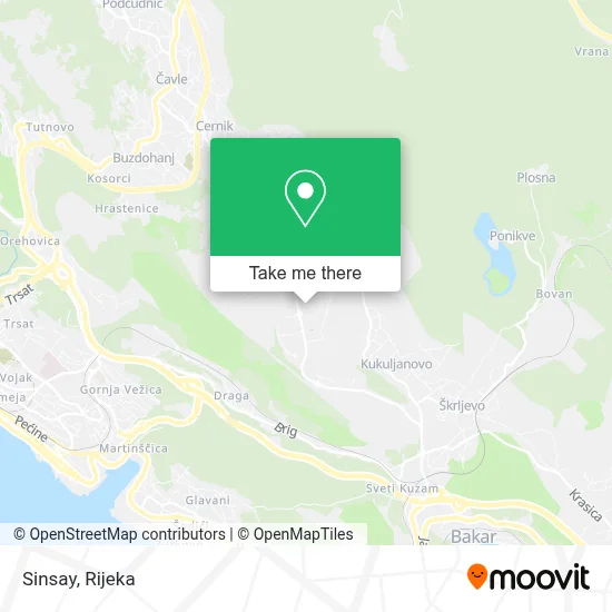 Sinsay map