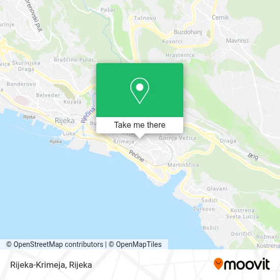 Rijeka-Krimeja map