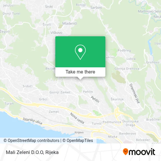 Mali Zeleni D.O.O map