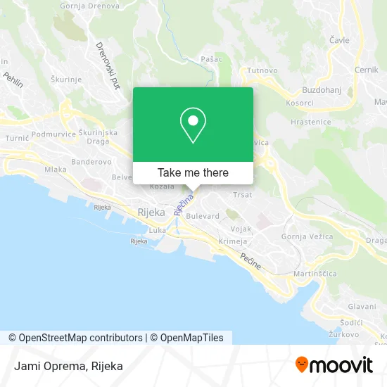 Jami Oprema map