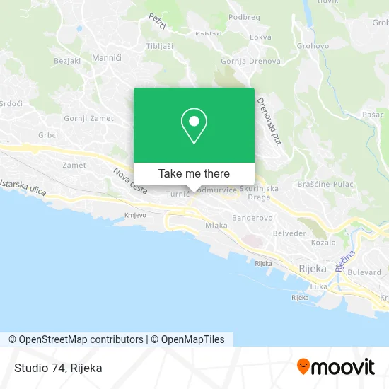 Studio 74 map