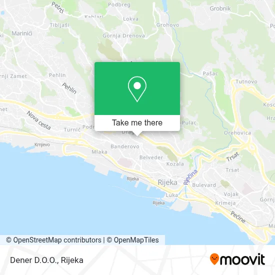 Dener D.O.O. map