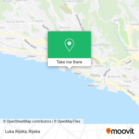Luka Rijeka map