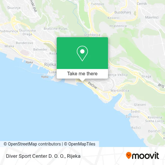 Diver Sport Center D. O. O. map