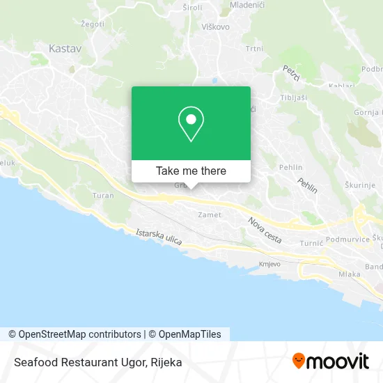 Seafood Restaurant Ugor map