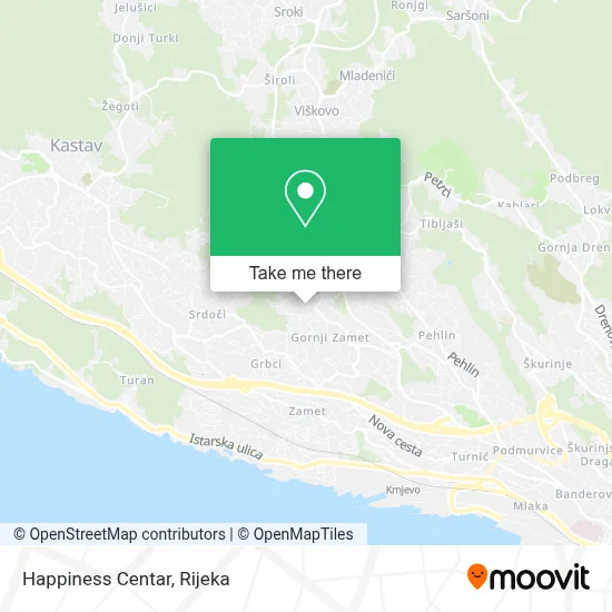 Happiness Centar map