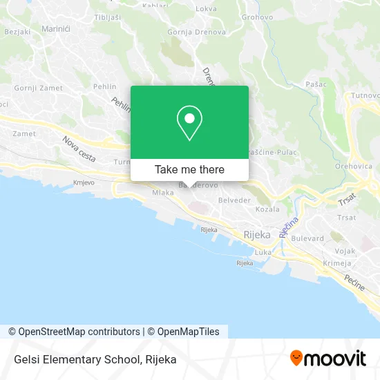 Gelsi Elementary School map