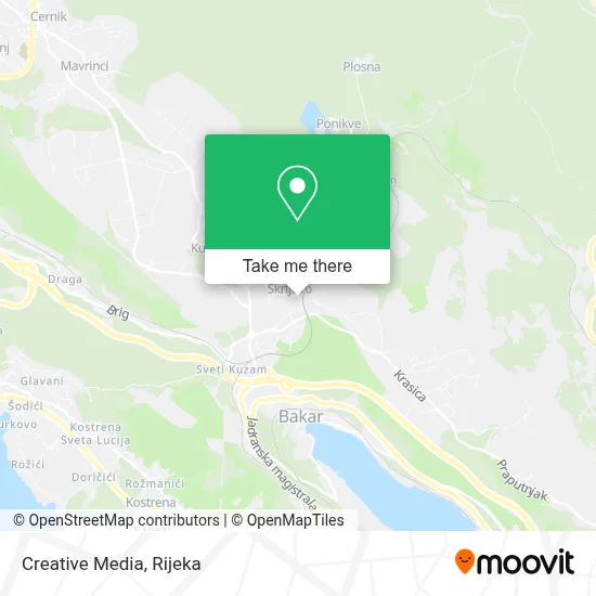 Creative Media map