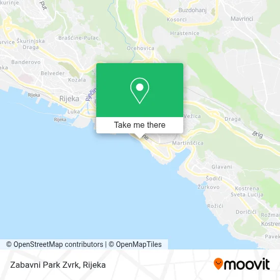 Zabavni Park Zvrk map