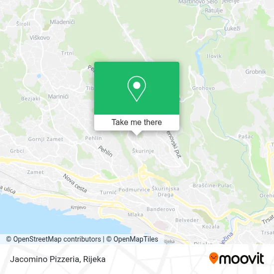 Jacomino Pizzeria map