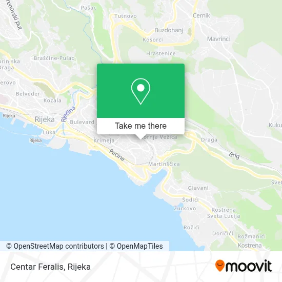 Centar Feralis map