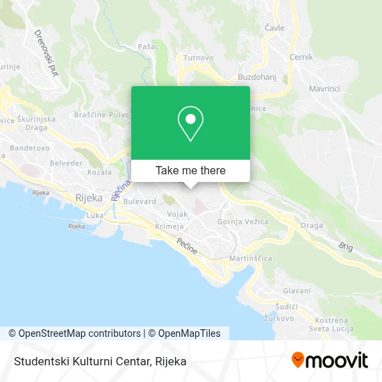 Studentski Kulturni Centar map