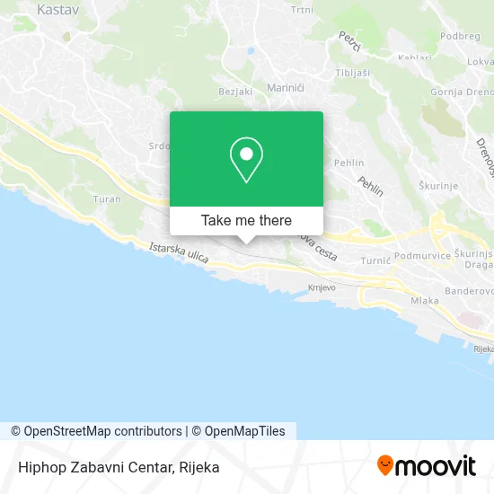 Hiphop Zabavni Centar map