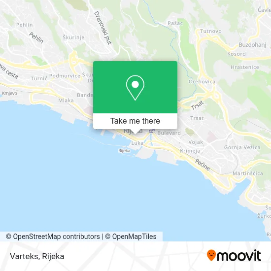 Varteks map