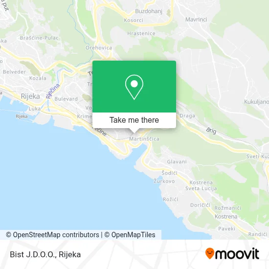 Bist J.D.O.O. map