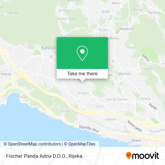 Fischer Panda Adria D.O.O. map