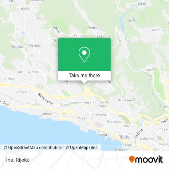 Ina map