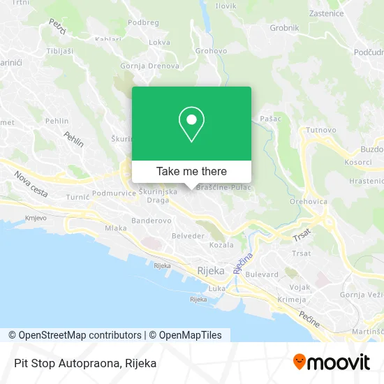 Pit Stop Autopraona map