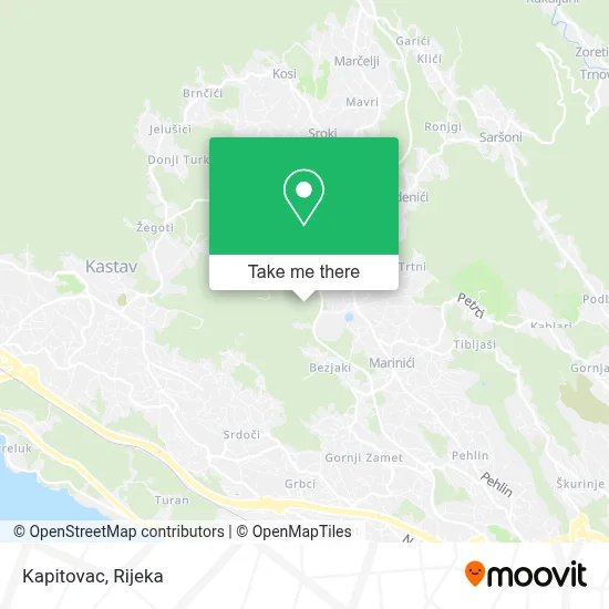 Kapitovac map