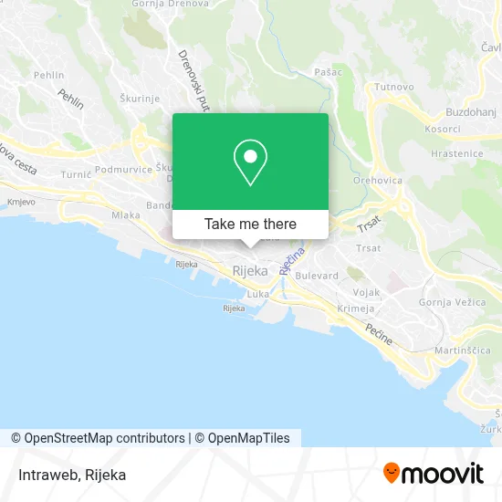 Intraweb map