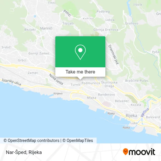 Nar-Šped map