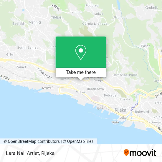 Lara Nail Artist map