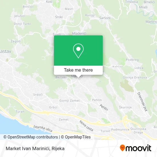 Market Ivan Marinići map