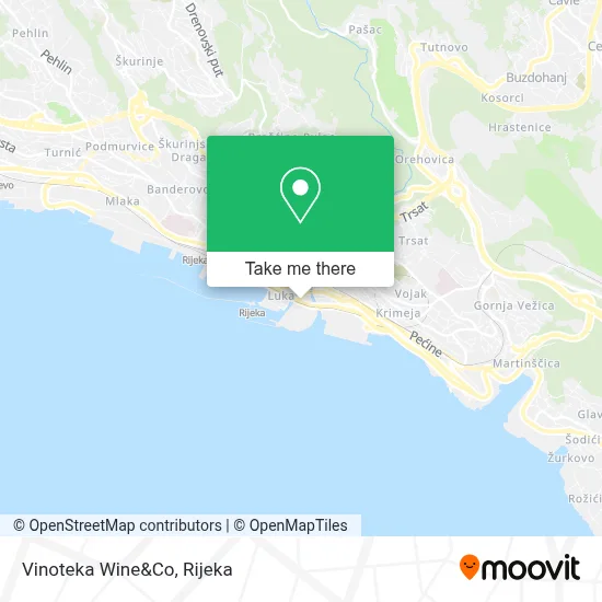Vinoteka Wine&Co map