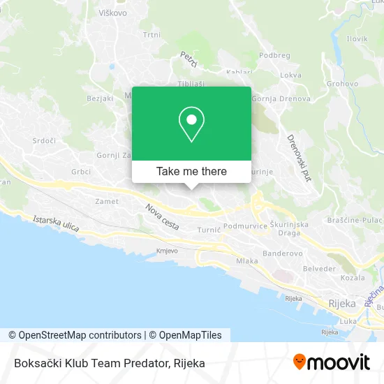 Boksački Klub Team Predator map