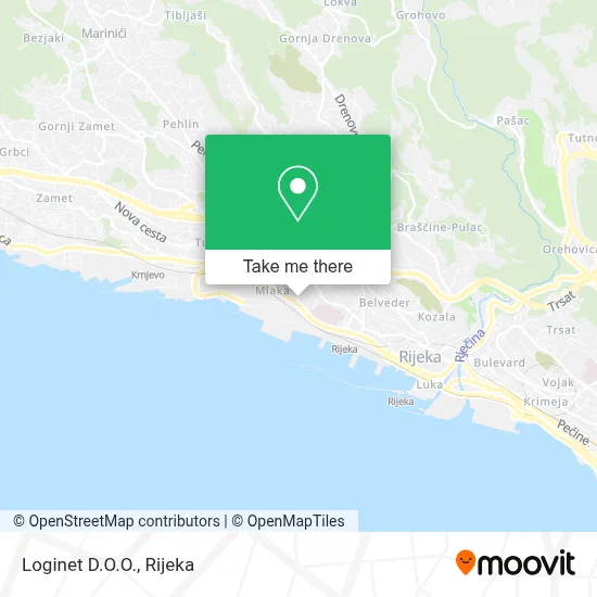 Loginet D.O.O. map