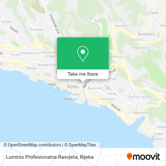 Luminis Profesionalna Rasvjeta map