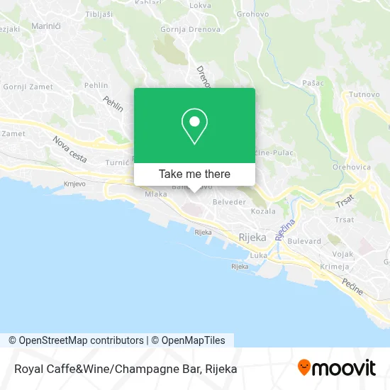 Royal Caffe&Wine/Champagne Bar map