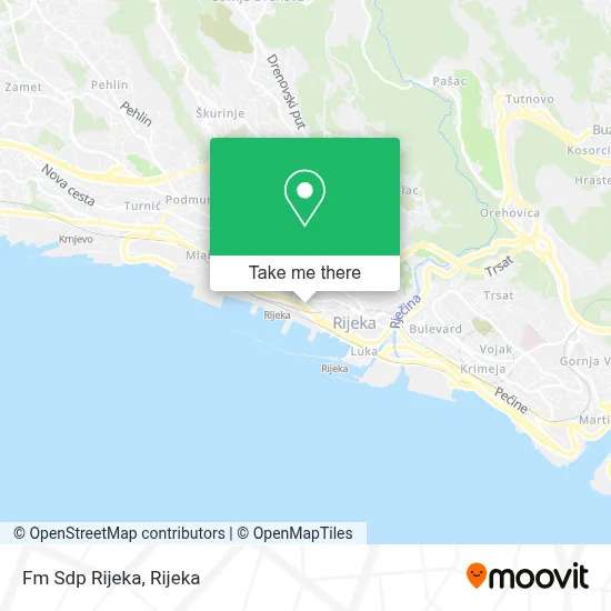 Fm Sdp Rijeka map