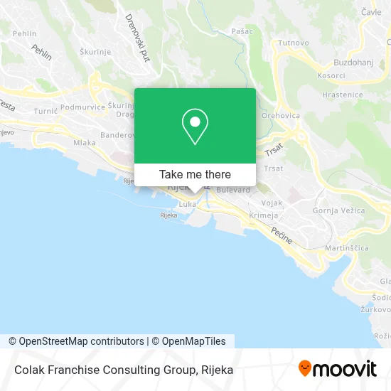 Colak Franchise Consulting Group map